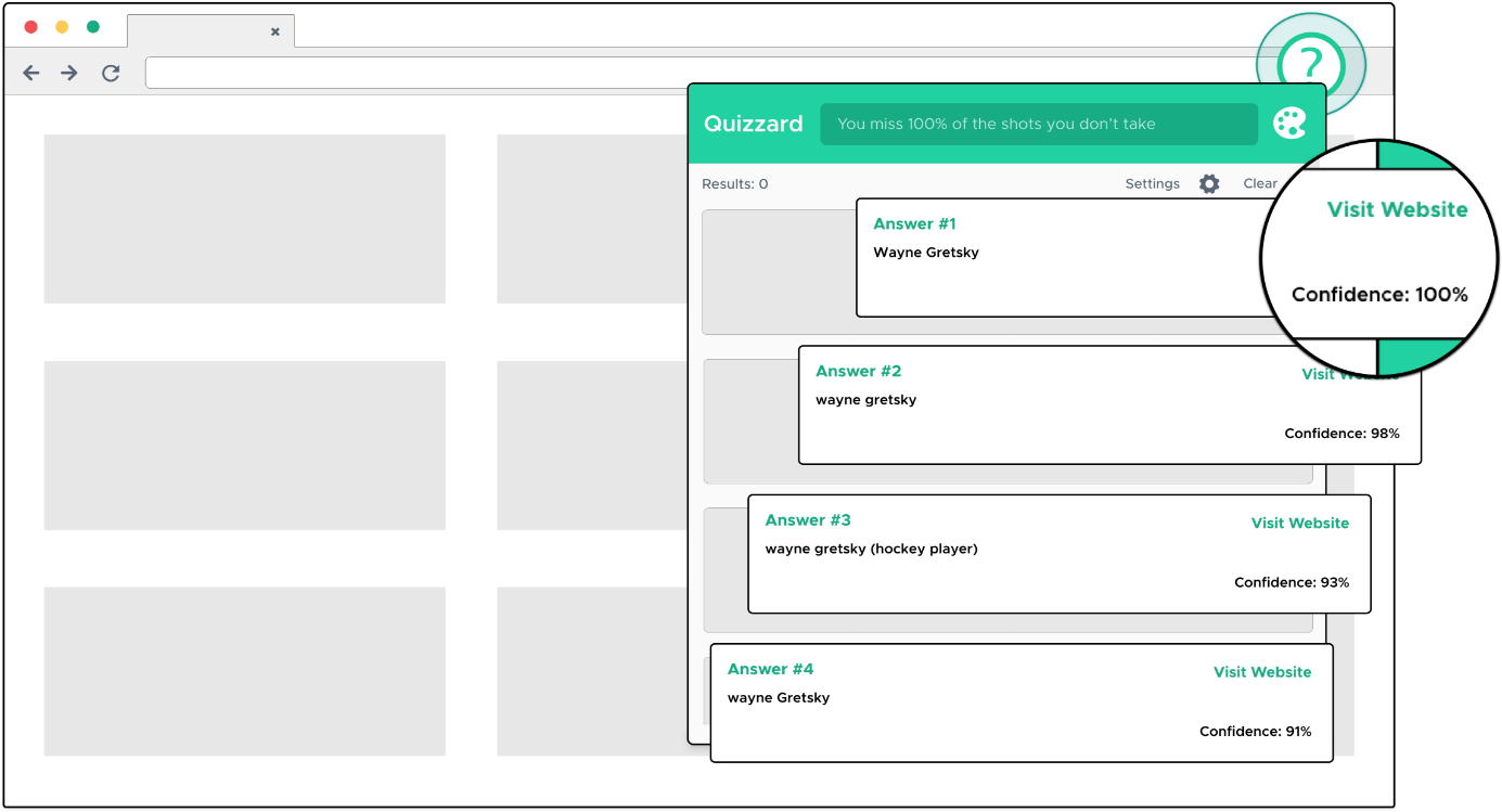 Quizzard Confidence Feature